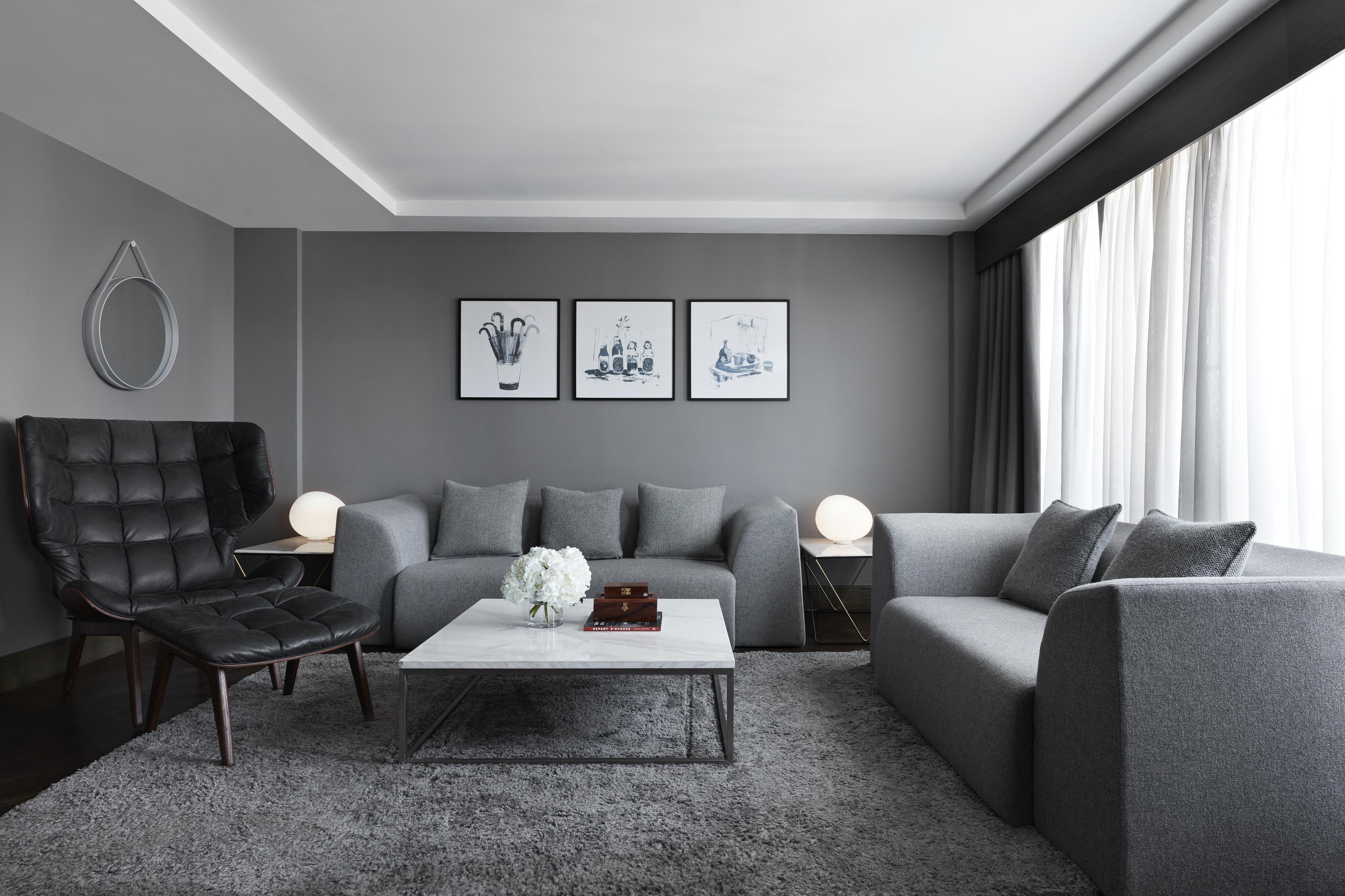 Kimpton Blythswood Square Hotel & Spa By Ihg Glasgow Exterior foto A 3D rendering of a living room